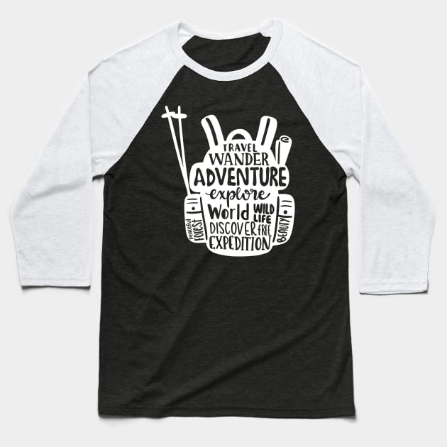 Traveller Bag Baseball T-Shirt by ThrivingTees